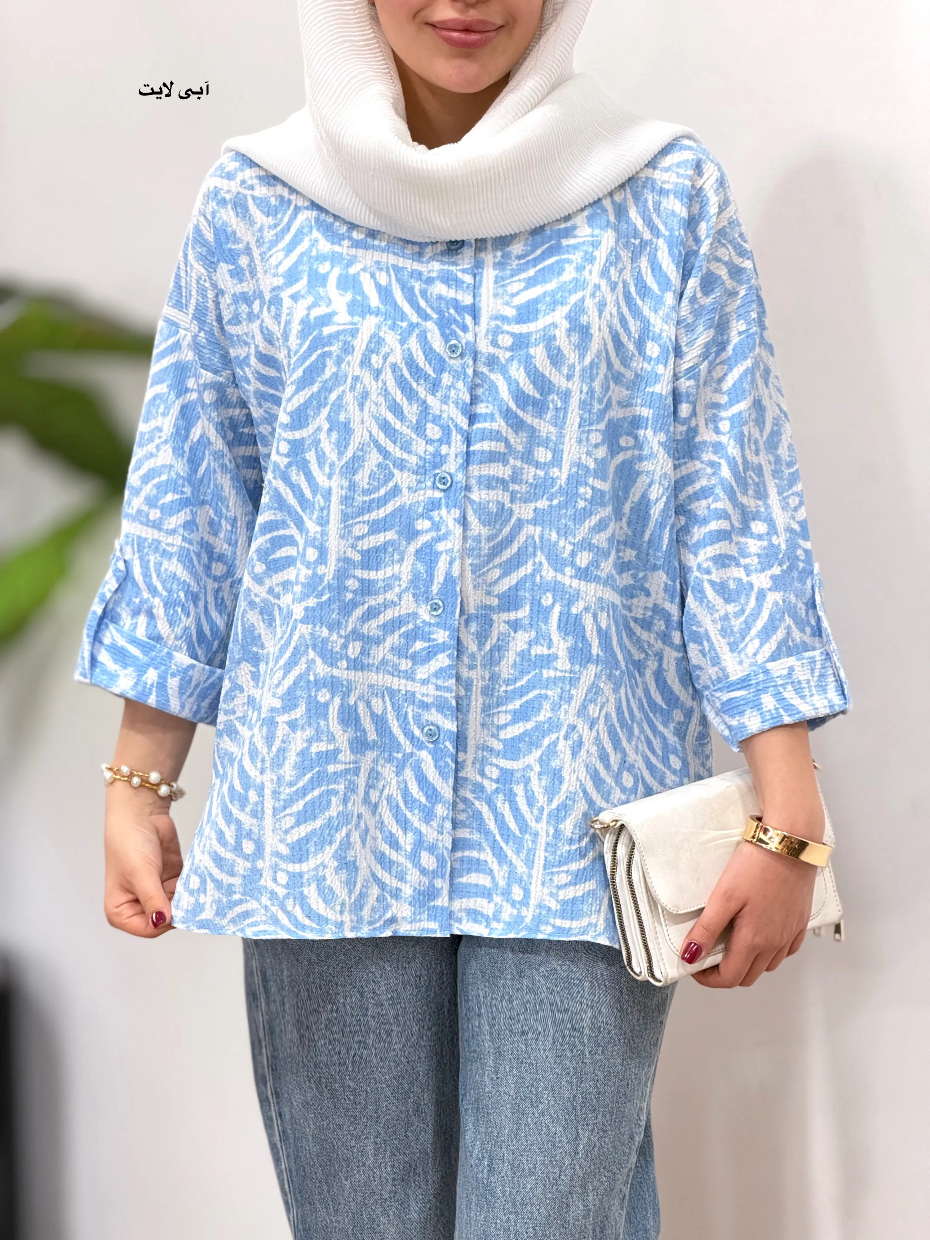 تونیک مانتویی لینن ناز مهر